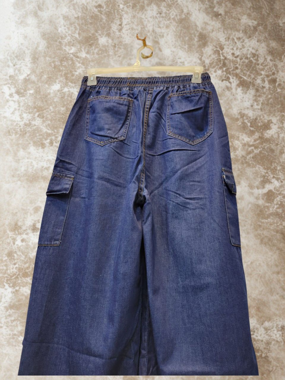 Nisa Denim Cargo Flapper