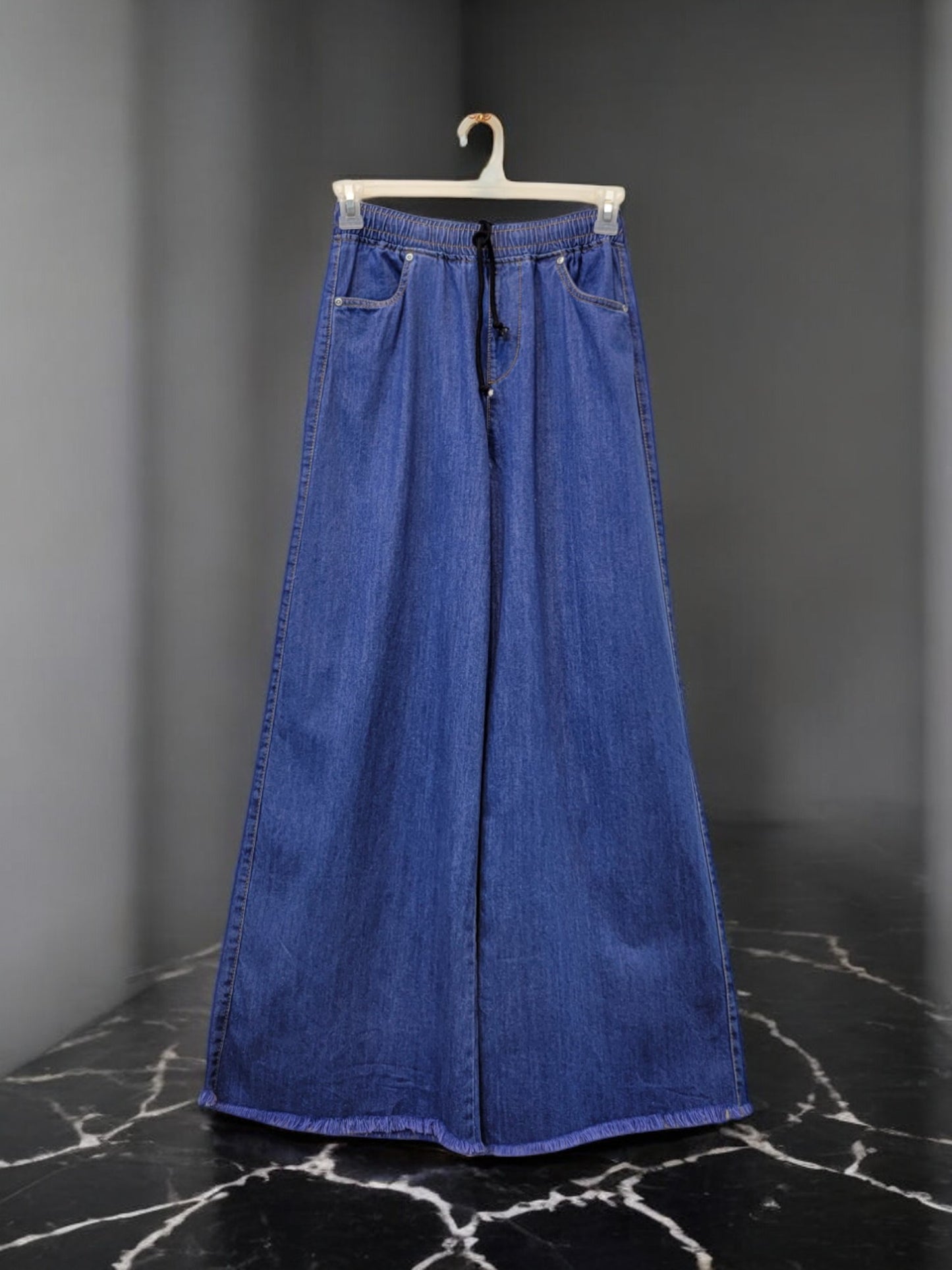 Denim Wide Flapper (MID BLUE)
