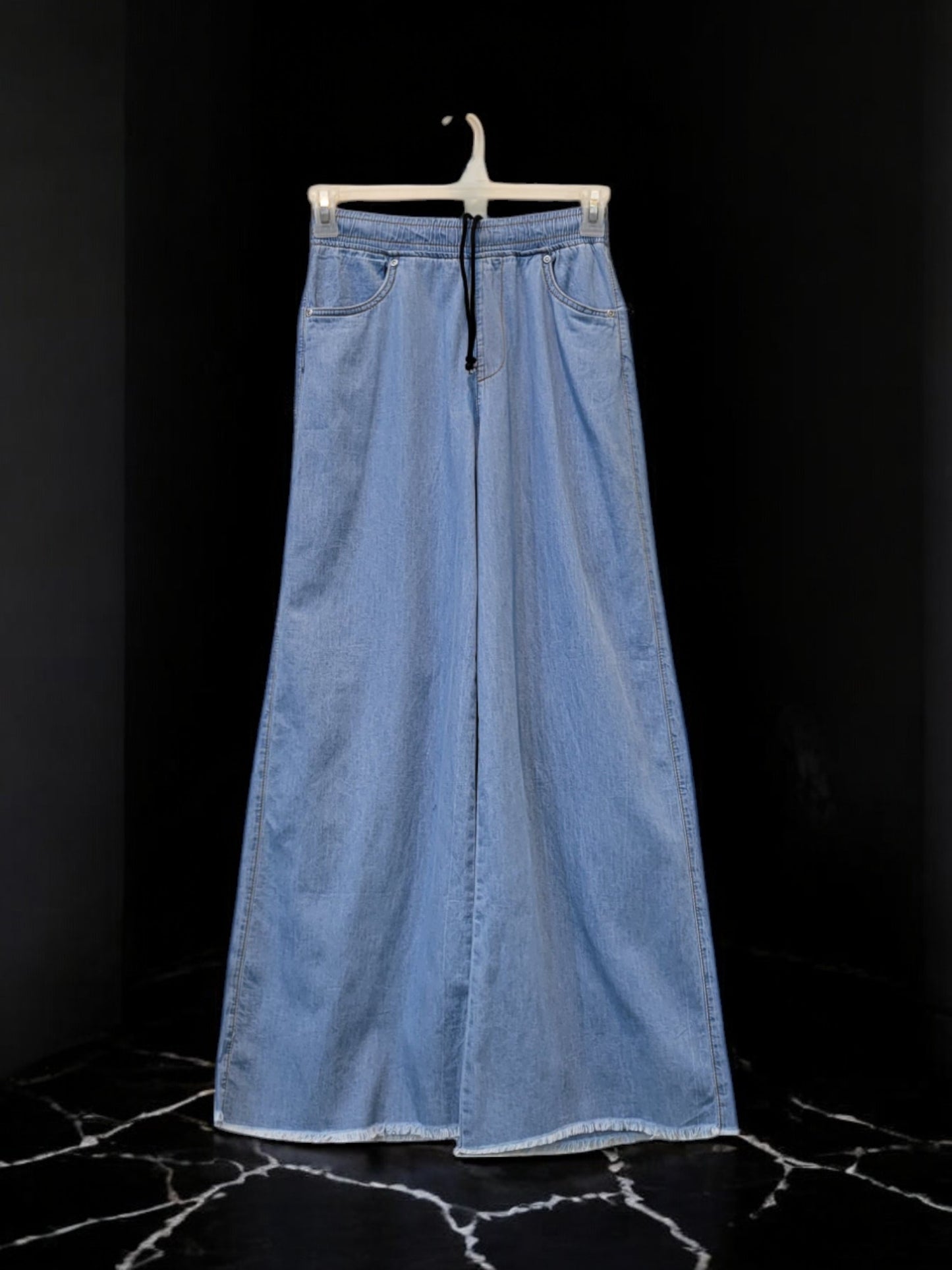 Denim Wide Flapper (SKY BLUE)
