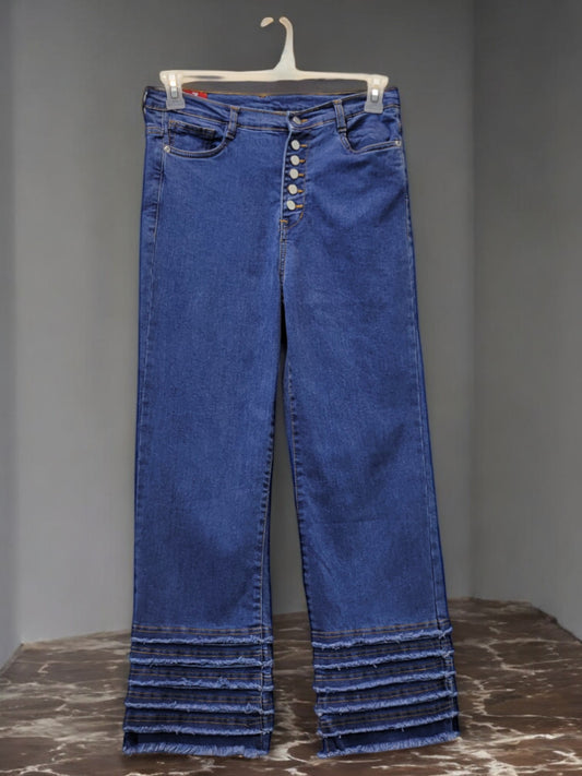 Jeans High waist trip Light Blue