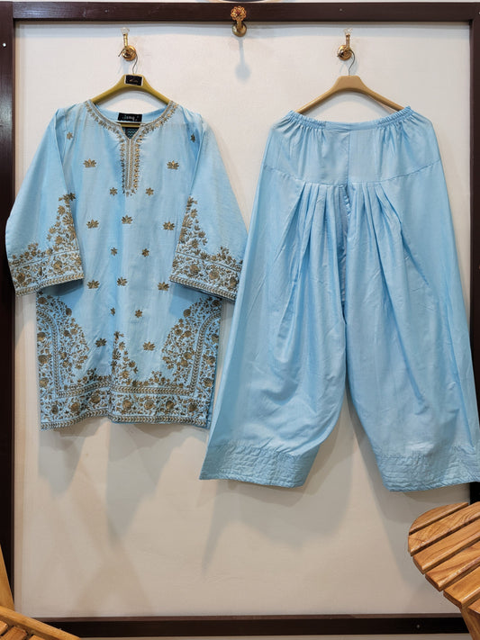 Bayaan Farshi (Sky Blue)
