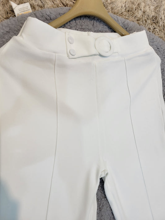Grace Jersey Pant white