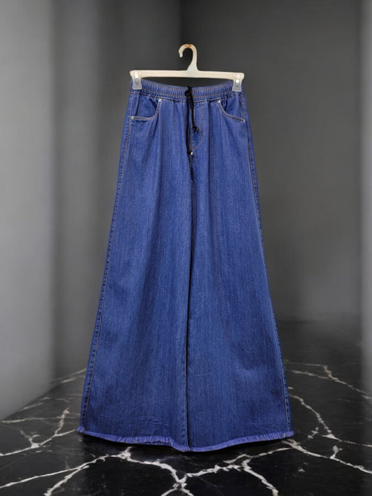 Denim Wide Flapper (MID BLUE)